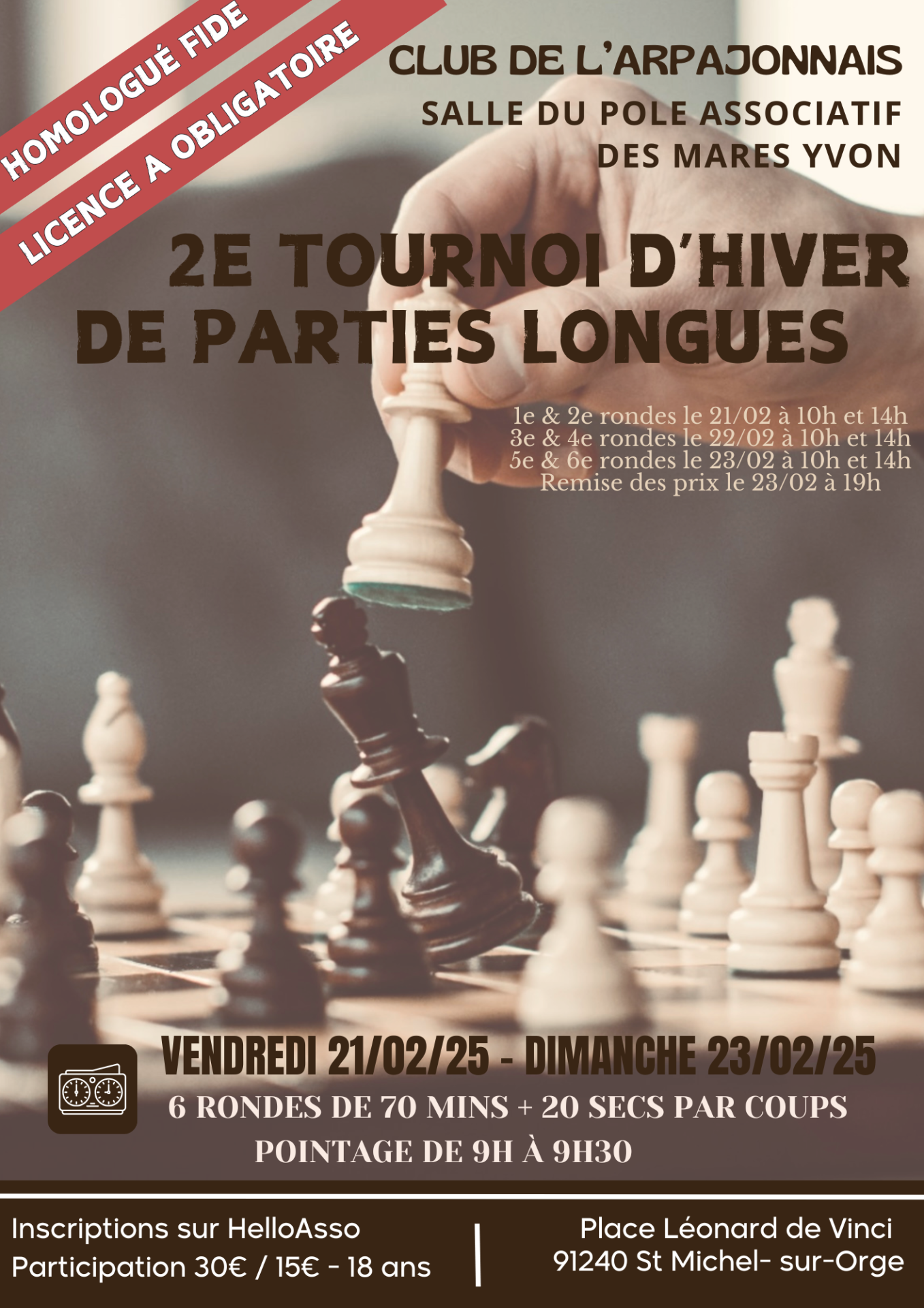 Affiche tournoi d hiver